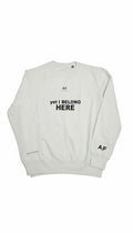 Premium White  Afro Fashion Association Sweatshirt